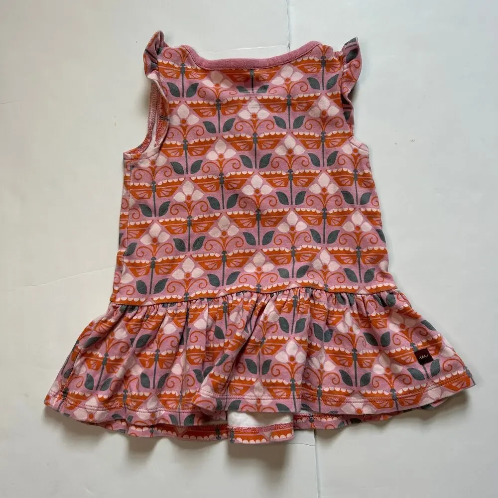 Tea Collection 100% Cotton Butterfly Dress 6-12M